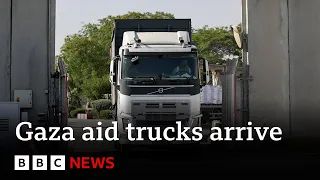 Gaza aid yet to reach civilians as Israeli PM defends military expansion | BBC News