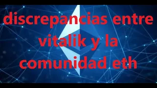 ETHEREUM #vitalikbuterin  va por un lado 👉 la comunidad #ethereum va por otro 👉 queremos que #eth suba precio