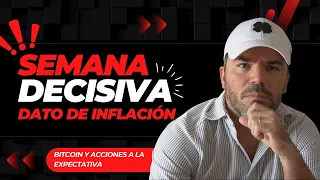 BITCOIN Semana decisiva, #Bitcoin y las #Acciones a la expectativa del dato de inflación