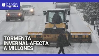 En un minuto: Tormentas invernales afectan a millones en EEUU