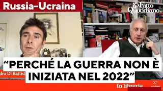 Russia-Ucraina, Travaglio: &quot;Vi spiego perché la guerra non è iniziata nel 2022 e il ruolo di Usa&quot;