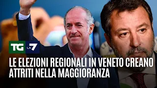 Le elezioni regionali in veneto creano attriti nella maggioranza