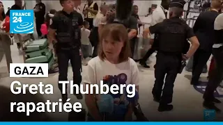 Greta Thunberg rapatriée en avion après l&#39;interception du navire humanitaire • FRANCE 24
