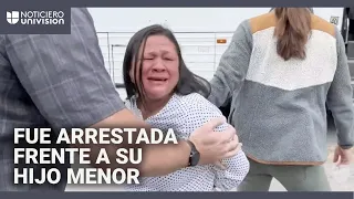 &quot;¡Ayúdenme!&quot;: la angustiosa detención de ICE a una mujer tras salir de una corte de Inmigración