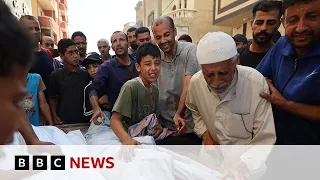 Children fetching water killed in Israeli strike in Gaza, medics say | BBC News