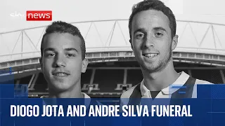 LIVE: Funeral for Diogo Jota and his brother Andre Silva
