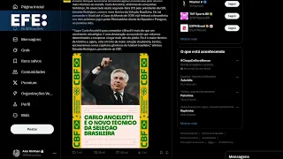 El italino Carlo Ancelotti es el nuevo seleccionador de Brasil