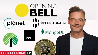 BITCOIN EZB senkt Zinsen - Bitcoin, MongoDB, PVH, Applied Digital, Planet Labs, Dollar Tree, Walmart