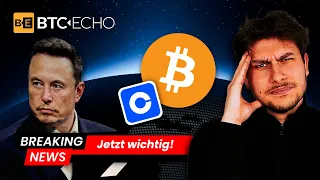 BITCOIN Krypto-News: Bitcoin wackelt, Stablecoins boomen und Elon Musks revolutionäre &quot;Super App&quot;!