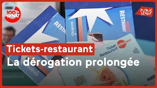 Tickets-restaurant : la dérogation prolongée