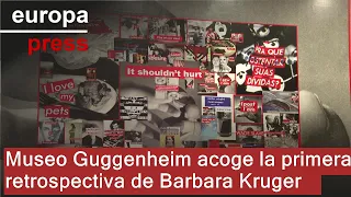El museo Guggenheim acoge hasta noviembre la primera retrospectiva en España de Barbara Kruger