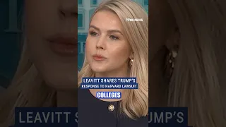 Leavitt: Schools that receive federal dollars should abide by federal law #shorts #trump #harvard