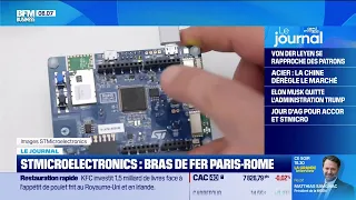 STMICROELECTRONICS STMicroelectronics : bras de fer entre Paris et Rome