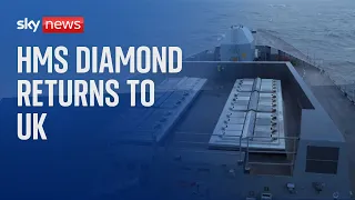 HMS HOLDINGS CORP HMS Diamond returns to UK following defence mission in Red Sea against Houthi attacks