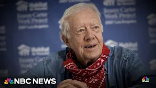 President Jimmy Carter remembered for his work after the White House