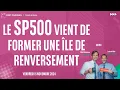 Le SP500 vient de former une île de renversement - 100% Marchés - soir - 15/11/2024