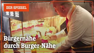 MCDONALD S CORP. Trump-Auftritt bei McDonald’s | DER SPIEGEL