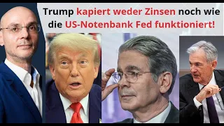Trump kapiert weder Zinsen noch wie die US-Notenbank Fed funktioniert! Videoausblick