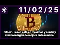 Bitcoin. La red está en máximos y aun hay mucho margen de mejora en la minería.