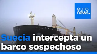 Suecia intercepta y aborda un barco sospechoso de dañar un cable en el mar Báltico