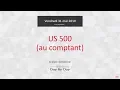 Idée de trading : vente US 500 [au comptant]