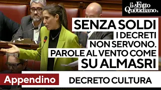 S&U PLC [CBOE] Appendino: &quot;Decreto cultura senza soldi. Parole al vento come su Almasri&quot;. E su Meloni: &quot;Coniglio&quot;