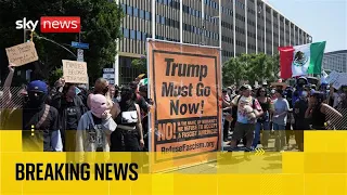 National Guard deployed to LA as more protests demand the end of ICE immigration raids