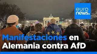 Protestas masivas en Alemania contra el inicio de la campaña electoral de la AfD