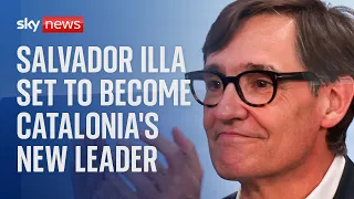 ILLA Watch live: Salvador Illa set to be Catalonia&#39;s new leader