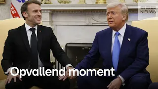 Macron corrigeert Trump over EU-steun aan Oekraïne