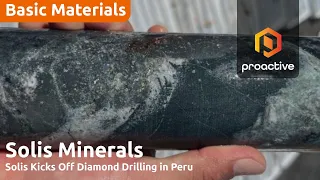 SOLIS MINERALS LTD. Solis Minerals reports early success at Chancho al Palo