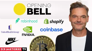BITCOIN Bitcoin knackt neuen Rekord - Bitcoin, Coinbase, Robinhood, Nike, UnitedHealth, Nvidia, Shopify