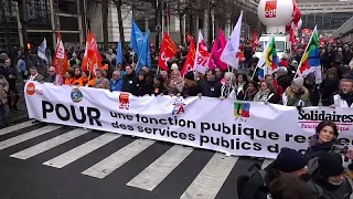 Civil servants in France go on strike after no-confidence vote topples government