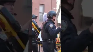 NYPD officer gets shot by career criminal, walks away as suspect leaves on a gurney