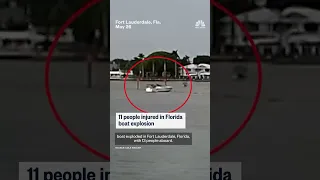 11 people injured in Florida boat explosion
