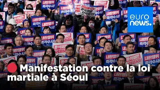 🔴 EN DIRECT | Manifestations en Corée du Sud contre la Loi Martiale et le Président Yoon | Euronews