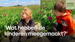 Bloemen gelegd bij vindplaats auto Jeffrey en Emma