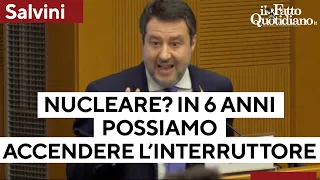 S&U PLC [CBOE] Nucleare, Salvini: &quot;In sei anni possiamo accendere interruttore, 30% di costi in meno su energia&quot;