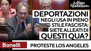 Bonelli a Tajani: &quot;Deportazioni Usa? Fascismo puro. Siete alleati di questa destra sovranista?&quot;