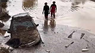 Two people feared missing as torrential rain batters Spain&#39;s Catalonia