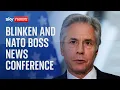 New NATO boss and US Secretary of State hold news conference