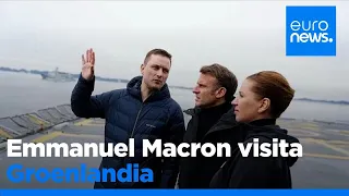 Mensaje de solidaridad y amistad: Emmanuel Macron visita Groenlandia