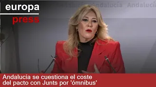 Andalucía pregunta cuál será el &quot;peaje&quot; para los españoles del acuerdo con Junts por &#39;ómnibus&#39;