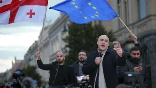 Arrestation de deux leaders de l&#39;opposition en Géorgie lors d&#39;une manifestation …