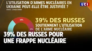 39% des russes pour une frappe nucléaire｜LCI