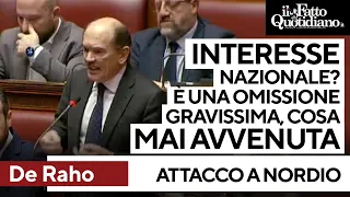 De Raho contro Nordio: &quot;Interesse nazionale? No, una omissione gravissima, una cosa mai avvenuta&quot;