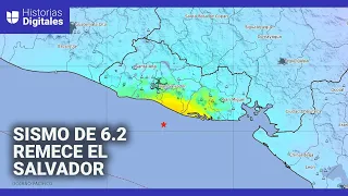 Sismo de magnitud 6.2 remece partes de El Salvador, Guatemala y Nicaragua sin causar daños