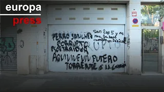 La vivienda de Ábalos amanece con más pintadas: &quot;Aquí vive un putero&quot;
