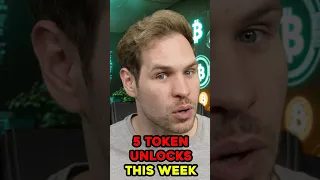 IG TOKEN 5 Token Unlocks To Watch For This Week! #shorts