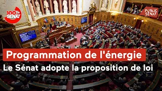 Programmation nationale de l&#39;énergie : adoption du texte au Sénat